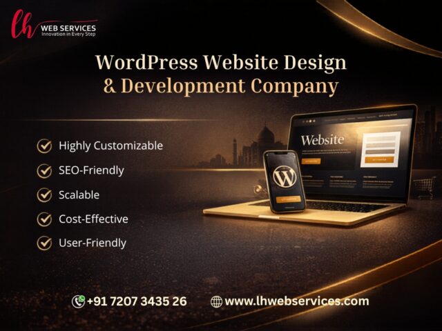 WordPress website design and development company LH Webservices