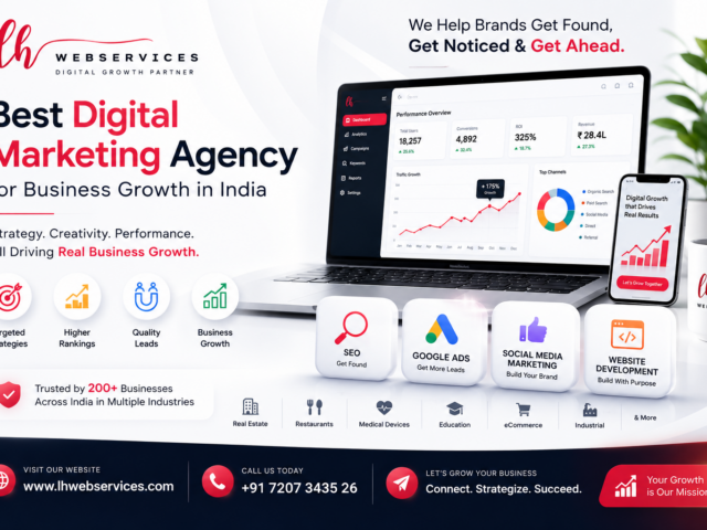 Best Digital Marketing Agency for Business Growth in India LH Webservices