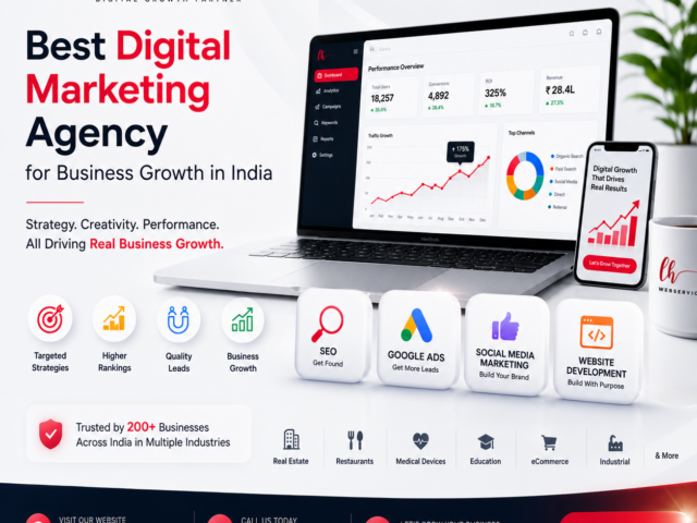 Best Digital Marketing Agency for Business Growth in India LH Webservices