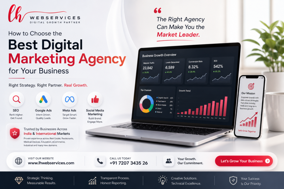 Best Digital Marketing Agency for Your Business in Hyderabad India LH Webservices